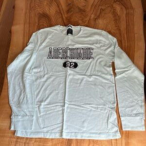 Men's Abercrombie & Fitch Mint Long Sleeve Tshirt